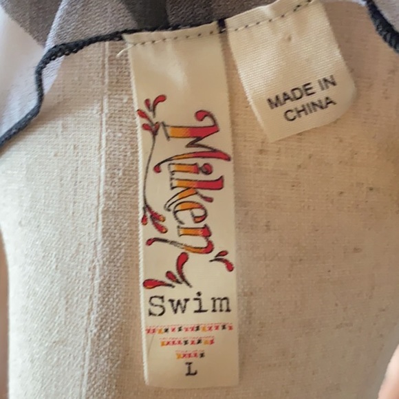 Miken Chevron Swim Coverup - Picture 6 of 8